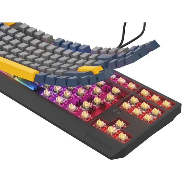 Genesis THOR 230 TKL Naval Blue Negative RGB mechanická klávesnice - Klávesnice - Obrázek O1I5000O01