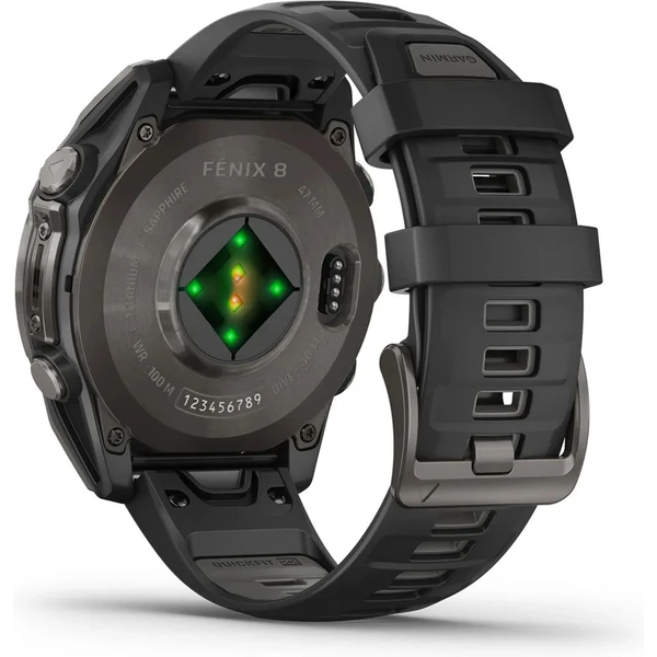 Garmin fenix 8 AMOLED Sapphire 43 mm tmavě šedé - Chytré hodinky - Obrázek O1LG000J01