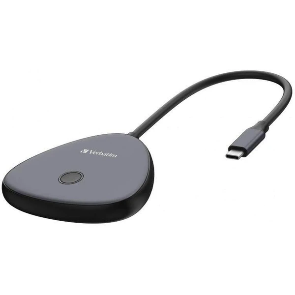 Verbatim Share My Screen 4K USB-C bezdrátový adaptér s rozbočovačem WDA-02 - USB huby - Obrázek O1X4000K01