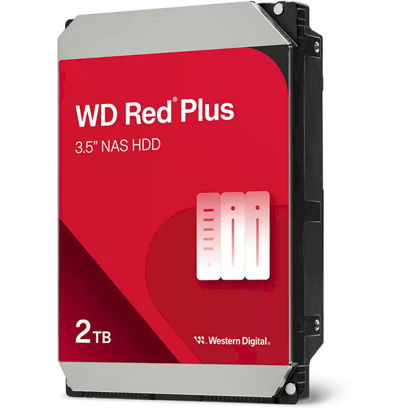 WD RED PLUS NAS WD20EFPX 2TB SATA/600 64MB cache 175 MB/s CMR