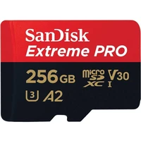 SanDisk Extreme PRO microSDXC 256GB + SD adaptér - Paměťové karty