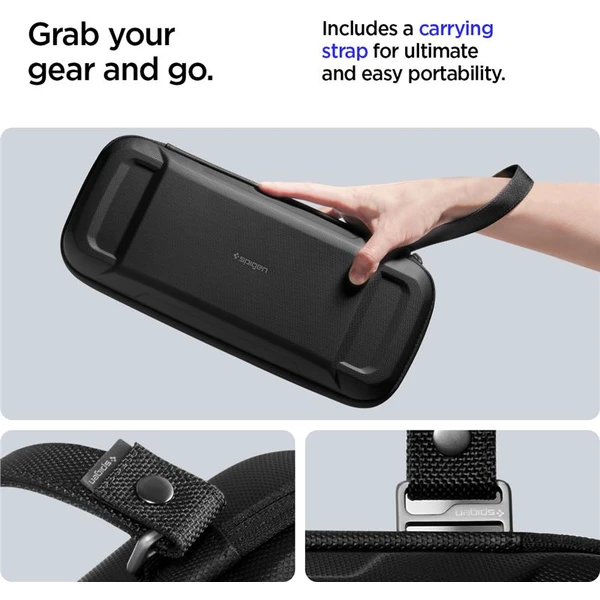 Spigen Rugged Armor Pro pouzdro Sony Playstation Portal černé - Pouzdra - Obrázek O263000N01