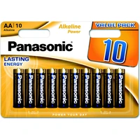 Panasonic AA alkalická baterie, 10 ks - Baterie