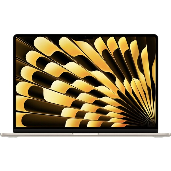 CTO Apple MacBook Air M3 15,3" 10x GPU (2024) / 16GB / CZ KLV / Hvězdně bílá / 256GB SSD / 35W