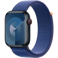 Apple Watch provlékací sportovní řemínek 45mm mořsky modrý - Řemínky