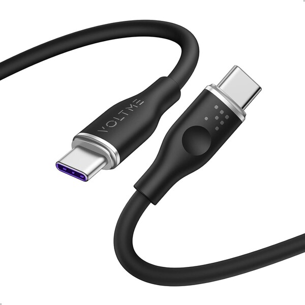 Voltme Powerlink Moss USB-C kabel 3A/60W (1m) černý