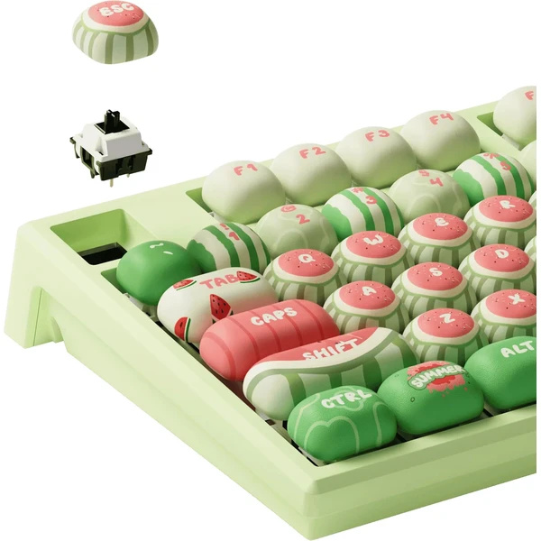 Akko MonsGeek MG108B Watermelon herní klávesnice (US) - Klávesnice - Obrázek O2OG000K01