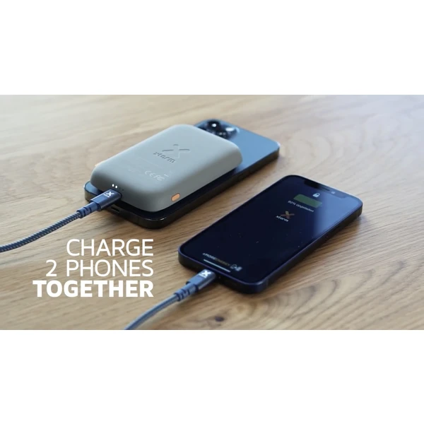 Xtorm Wireless Power Bank 5000 mAh šedá Smarty.cz