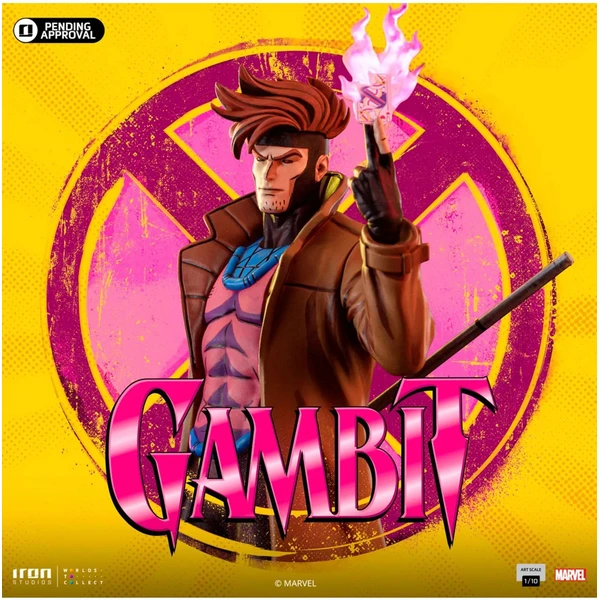 Soška Iron Studios Art Scale 1/10 Marvel: X-Men '97 - Gambit 23 cm - Sochy a sošky - Obrázek O2Z9000K01