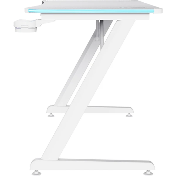 Trust GXT709W Luminius RGB herní stůl bílá - Stoly - Obrázek O362000O01