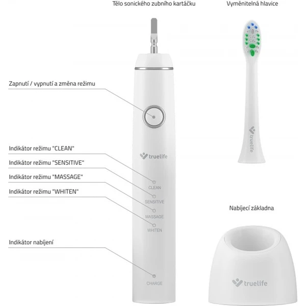 TrueLife SonicBrush Compact Duo 2 ks - Zubní kartáčky - Obrázek O3HY000501