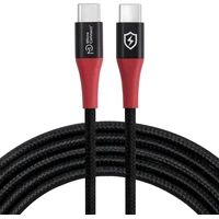 MicroConnect Safe Charge USB-C/USB-C napájecí kabel 60W 1,5m černý - Kabely a redukce