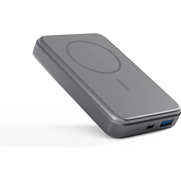 iWant Mag+ MagSafe hliníková powerbanka 10000 mAh vesmírně šedá - Powerbanky - Obrázek O3U6000P01