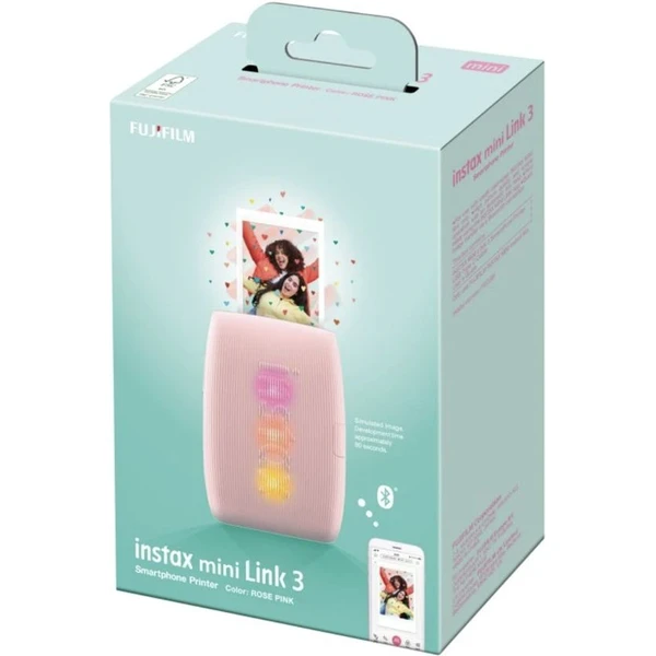 Fujifilm Instax Mini Link 3 tiskárna Rose Pink EX D - Tiskárny - Obrázek O3U8000K01