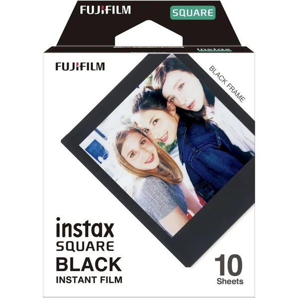 Fujifilm Instax Square Black film (10 ks) - Filmy pro instantní fotoaparáty - Obrázek O3Z6000O01