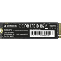 VERBATIM SSD Vi3000 Internal PCIe NVMe M.2 SSD 256GB - SSD disky
