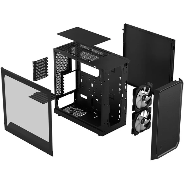Fractal Design Focus 2 RGB Black TG Clear Tint - Počítačové skříně - Obrázek O4M4000O01