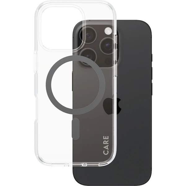 PanzerGlass® CARE kryt Apple iPhone 16 Pro MagSafe Urban Combat čirý/černý - Pouzdra - Obrázek O508000P01