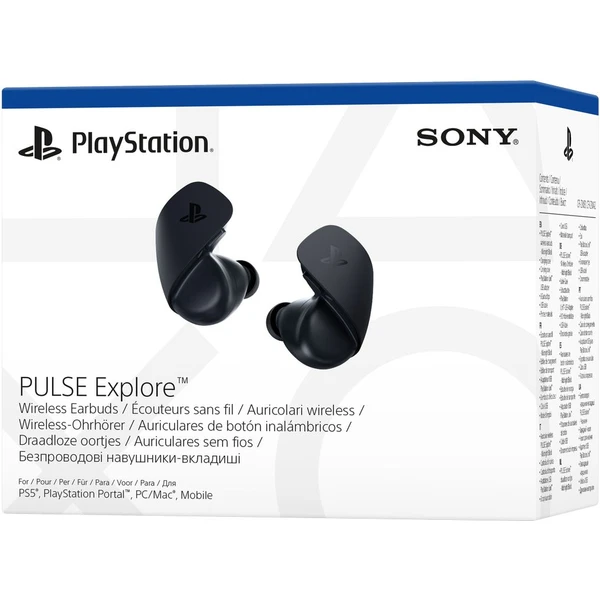 PlayStation Earbuds Pulse Explore bezdrátová sluchátka Midnight black - Sluchátka - Obrázek O53D000L01