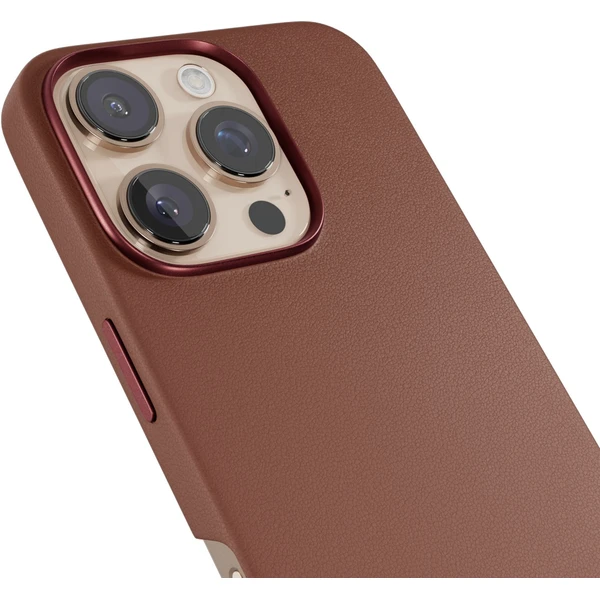 Epico Mag+ Leather kryt pro iPhone 16 Pro hnědá - Pouzdra - Obrázek O5FA000K01