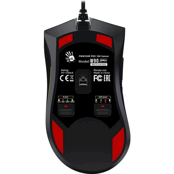 A4tech Bloody W90 Pro Activated herní myš černá - Myši - Obrázek O5K9000K01
