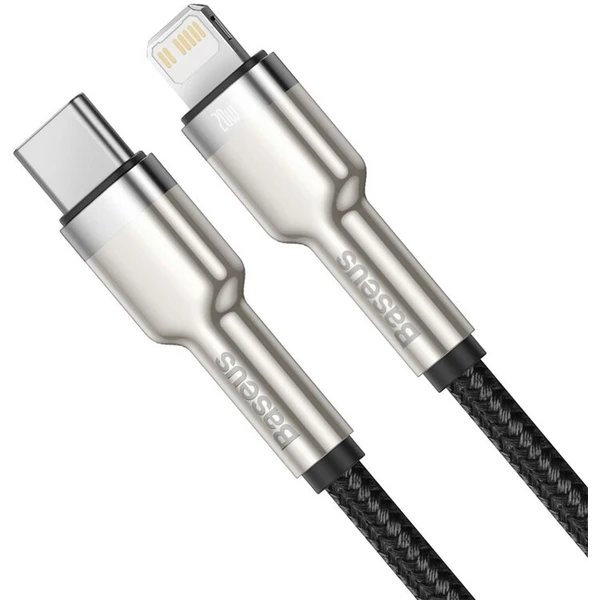 Baseus Cafule USB-C/Lightning napájecí kabel 20W 0,25m černý - Kabely a redukce - Obrázek O5R4000J01