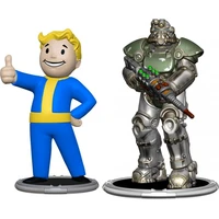 Set dvou figurek Syndicate Collectibles Fallout -  T-51 & Vault Boy (Classic) 7 cm (Set F) - Figurky