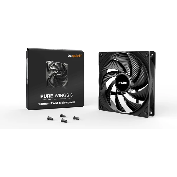 Be quiet! Pure Wings 3 140mm PWM high-speed - Ventilátory pro PC - Obrázek O63B000L01