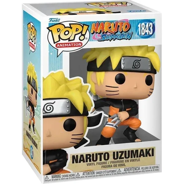 Funko POP! #1843 Animation: Naruto Shippuden - Naruto w/ Shuriken (Šance na chase) (Metallic) - Funko POP! - Obrázek O6DE000L01