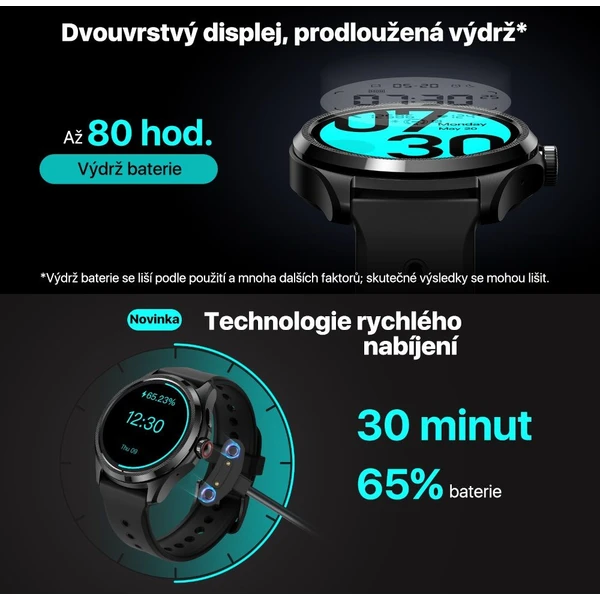 TicWatch Pro 5 GPS chytré hodinky Sandstone - Chytré hodinky - Obrázek O6E6000701