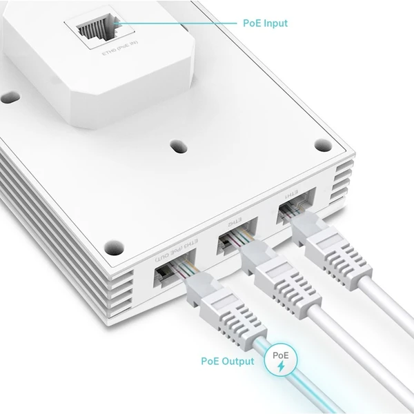 TP-Link EAP655-wall access point bílý - Access pointy - Obrázek O6F5700301