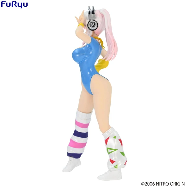 Soška Furyu Super Sonico - Super Sonico Concept Outfit 80's (Blue Version) 18 cm - Sochy a sošky - Obrázek O6IA000P01