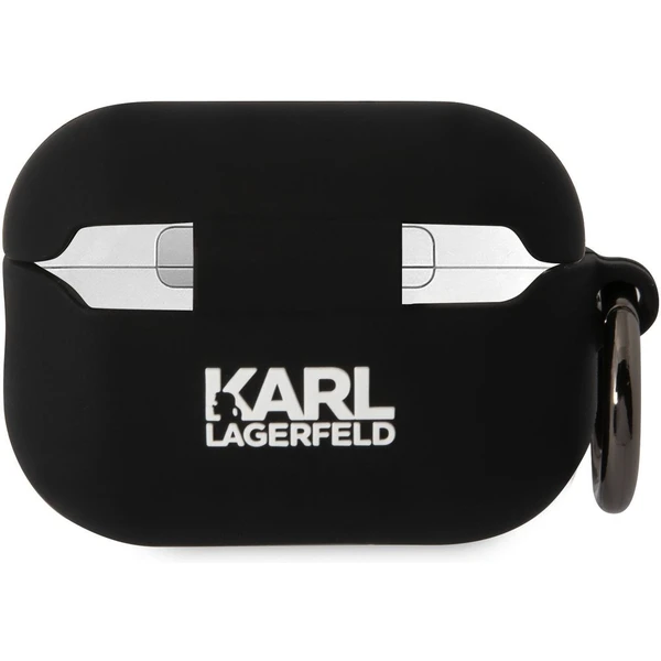 Karl Lagerfeld 3D Logo NFT Karl and Choupette pouzdro AirPods Pro 2 černé - Pouzdra - Obrázek O6N6000701