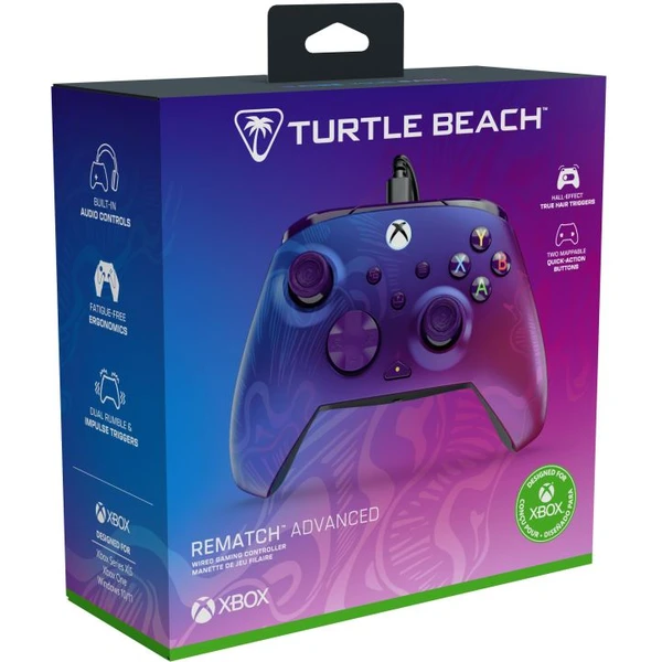Turtle Beach herní ovladač Rematch Advanced NonGlow Purple Fade (XBOX/PC) - Herní ovladače - Obrázek O6QH000K01