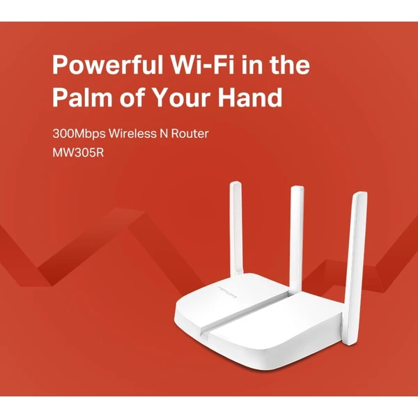 Mercusys MW305R Wi-Fi 4 router bílý - Routery - Obrázek O6R7300401