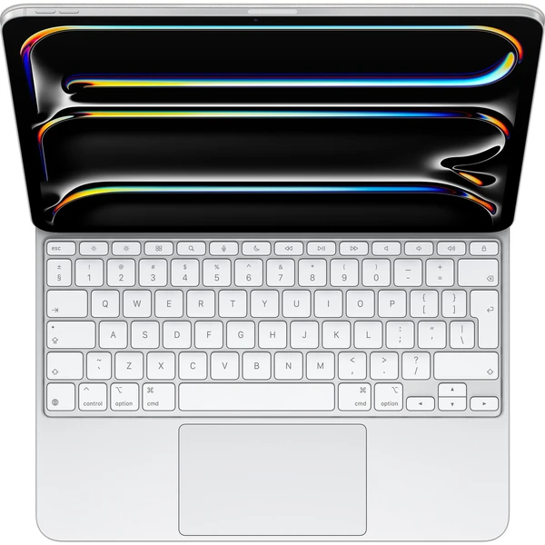 Apple Magic Keyboard (2024) iPad Pro 13" klávesnice CZ bílá (Kategorie B) - Pouzdra s klávesnicí - Obrázek O734000P01