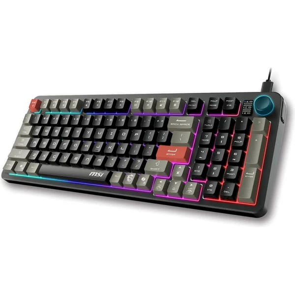 MSI FORGE GK110 herní klávesnice (CZ/SK) černá - Klávesnice - Obrázek O74L000K01