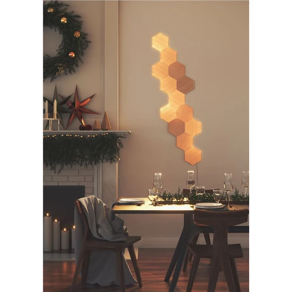 Nanoleaf Elements Hexagons Starter Kit 13 Pack - Chytrá osvětlení - Obrázek O75C300401