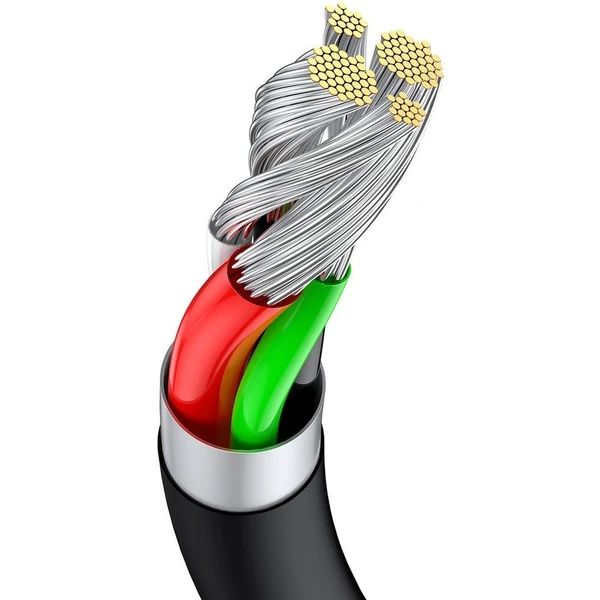 Baseus Superior USB-A/USB-C napájecí kabel 66W 1m černý - Kabely a redukce - Obrázek O76E300401