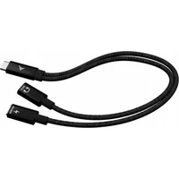 i-tec USB-C/2x USB-C redukce 100W 0,3m černá - Kabely a redukce