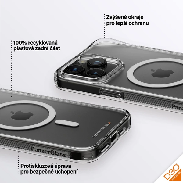 PanzerGlass HardCase MagSafe D30 Apple iPhone 15 Pro Max - Pouzdra - Obrázek O7TS100501