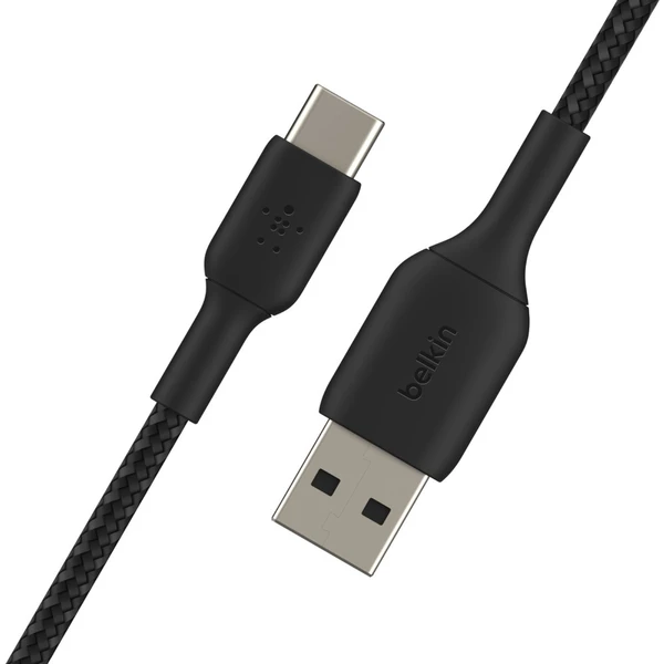 Belkin BOOST Charge Braided USB-C/USB-A napájecí kabel 3m černý - Kabely a redukce - Obrázek O8C9400301