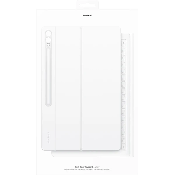 Samsung Cover Keyboard pouzdro s klávesnicí Galaxy Tab S10 Ultra/S9 Ultra bílé - Pouzdra s klávesnicí - Obrázek O8N9000N01
