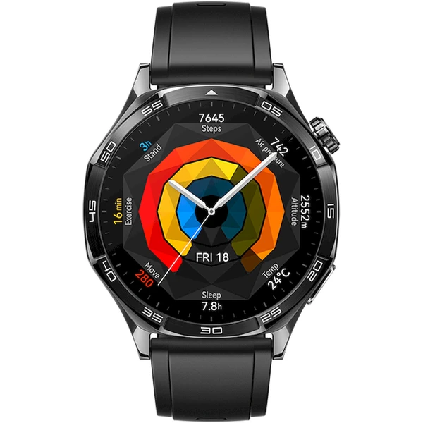 Huawei Watch GT 5 46 mm černá - Chytré hodinky - Obrázek O8TI000K01