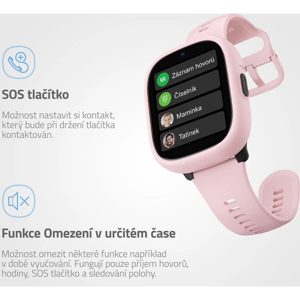 LAMAX WatchY4 Plus dětské hodinky černé - Chytré hodinky - Obrázek O929000P01