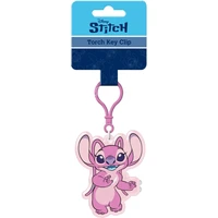 Klíčenka se svítilnou Lilo & Stitch - Angel - Klíčenky