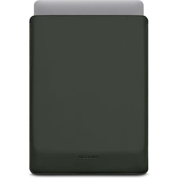 Woolnut Coated PU Sleeve pouzdro pro 14" MacBook Pro tmavě zelené