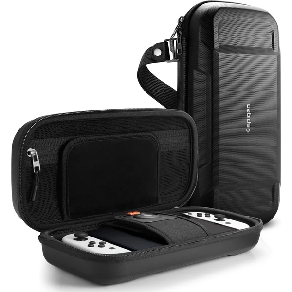 Spigen Rugged Armor Pro Pouch pouzdro Nintendo Switch/Switch OLED černé - Pouzdra - Obrázek O9K4G00101