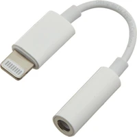 PremiumCord Lightning/3,5mm redukce 0,1m bílá - Kabely a redukce