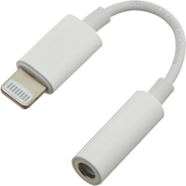 PremiumCord Apple Lightning audio redukční kabel na 3.5 mm stereo jack/female, bílý